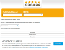 Tablet Screenshot of mietweb.mietverbund.com